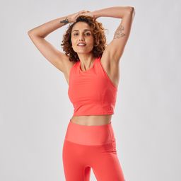 Sports Bra Medium Support Crop - Pink-image-3