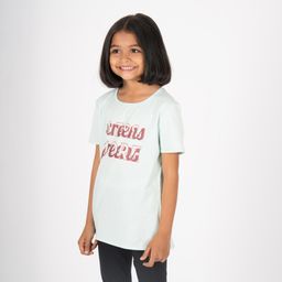 domyos Girls Cotton T-Shirt 100 - Green Print-picture-40
