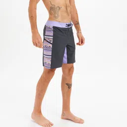 olaian Boardshort surf 500 19" BLANKET PURPLE-picture-1