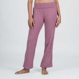 Ultra Comfy High waist, Stretchable Cotton, Regular Fit- Women Yoga Pants Purple-image-16
