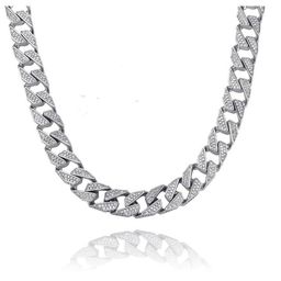v fashion jewellery Zig Zag Cuban Diamond Rappers Iceout Chain for Unisex image 1