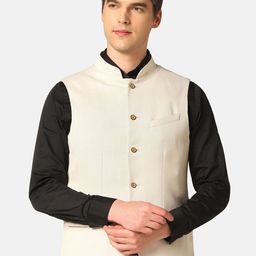 Blackberrys Slim-Fit Bandhgala Nehru Jacket-37