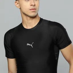 Puma Men Black Solid dryCELL EXO-ADAPT Performance Tight Sustainable T-shirt-image-21