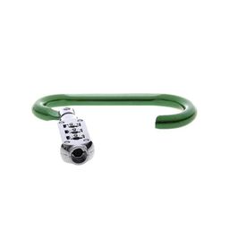 Hebezon Carabiner Hook Lock with 3 Digits Combination Lock, Padlock for Door, Dazzling D-Type Password Padlock, Zipper Padlock,(Pack of 2) image 3