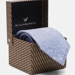 Blackberrys Woven Design Silk Skinny Tie-picture-29