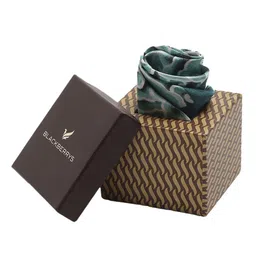 Blackberrys Men Printed Pure Silk Pocket Squares-13
