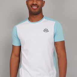 TIM PARIS Colourblocked Cotton T-shirt-image-48