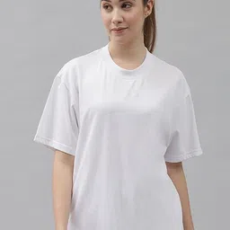 GRIFFEL Drop Shoulder Sleeves Cotton Oversized T-shirt-image-20