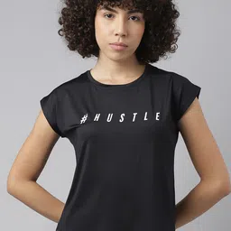 MKH Typography Printed Round Neck Dri-FIT T-shirt-image-88