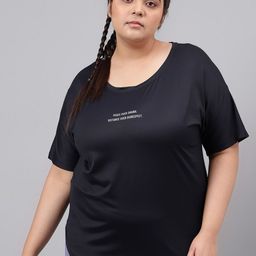 MKH Plus Size Typography Printed Dri-FIT Sports T-Shirt-image-72