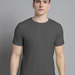 FBAR Round Neck Skin Friendly Pure Cotton T-shirt-image-88