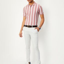 max Striped Polo Collar Casual T-shirt-picture-18