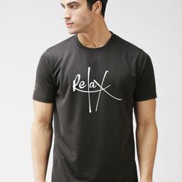 EPPE Men Black Typography Printed Dry-Fit Sports T-shirt-image-20