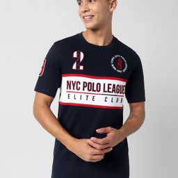 R&B Men Embroidered Round Neck T-shirt-picture-46