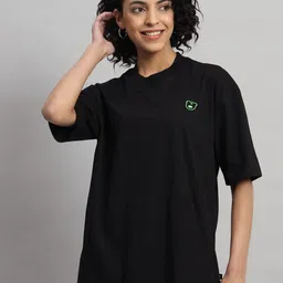 GRIFFEL Round Neck Oversized T-shirt-image-86