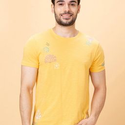 Being Human Conversational Printed Round Neck Casual T-shirt-image-65