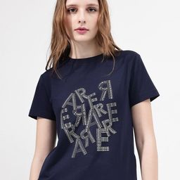 RAREISM Printed Round Neck Cotton T-shirt-image-28