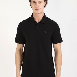 Calvin Klein Jeans Men SS PIQUE Solid Polo Collar Cotton T-shirt-picture-30