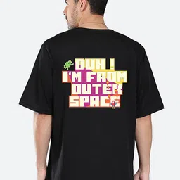 Mad Over Print Typographical Printed Oversized Cotton T-shirt-image-69