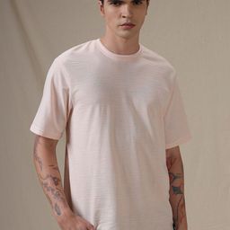 WROGN Striped Round Neck Short Sleeves Regular T-shirt-image-12