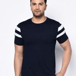 GLITO Round Neck Cotton T-shirt-image-27