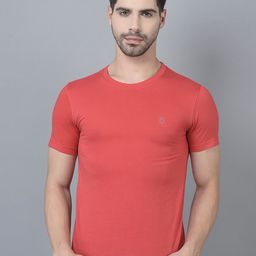 Dollar Round Neck Cotton Casual T-shirt-image-101