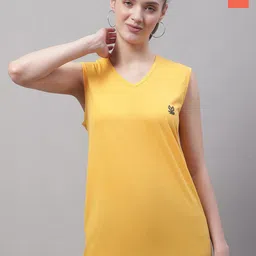 VIMAL JONNEY Pack Of 2 V-Neck Cotton Gym T-shirt-image-28