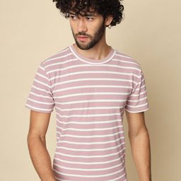 BAESD Striped Round Neck Dri-FIT T-shirt-image-35