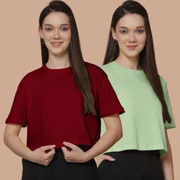 Friskers Women 2 Extended Sleeves Pockets T-shirt-image-32