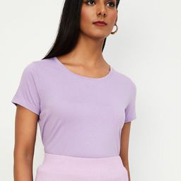 max Round Neck Pure Cotton T-shirt-image-6
