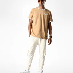 Supa Men Solid Round Neck Cotton T-shirt-image-73