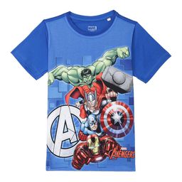 Marvel by Wear Your Mind Boys Blue Avengers Printed T-shirt-image-75