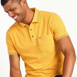Fort Collins Polo Collar Short Sleeves Cotton T-shirt-image-91