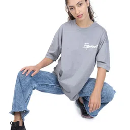 ZU Graphic Printed Cotton Oversized T-Shirt-image-94
