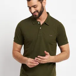 VERO AMORE Polo Collar Cotton T-Shirt-image-3