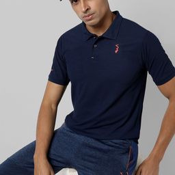 Campus Sutra Polo Collar Training or Gym T-shirt-image-86