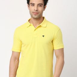 FRENCHIE Polo Collar Short Sleeves Cotton Casual T-shirt-image-63