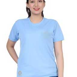 TAJNAN Women Polo Collar Pockets T-shirt-image-41