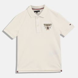 Tommy Hilfiger Boys Solid Polo Collar Cotton T-shirt-image-73