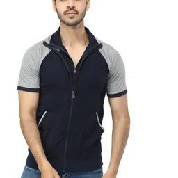 Black Collection Men Polo Collar Pockets T-shirt-image-93