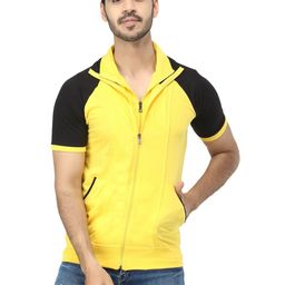 Black Collection Men Colourblocked Cotton T-shirt-image-40