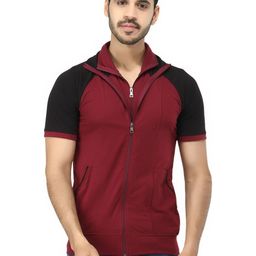 Black Collection Men Colourblocked Cotton T-shirt-image-52