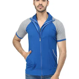 Black Collection Men Polo Collar Pockets T-shirt-image-95