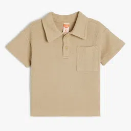 Koton Boys Polo Collar Pockets T-shirt-image-33