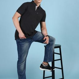 Lux Cozi Polo Collar Short Sleeves T-shirt-image-60