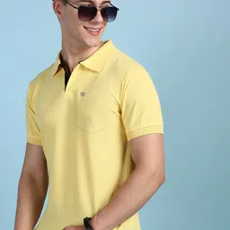 Lux Cozi Polo Collar Short Sleeves Ultra Soft T-shirt-image-31