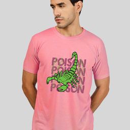 Greylongg Graphic Printed Round Neck T-Shirt-image-89