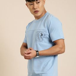 Joven Round Neck  Pure Cotton T-shirt-image-99