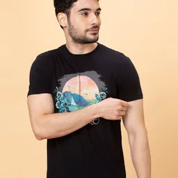Being Human Graphic Printed Round Neck Casual T-shirt-picture-1