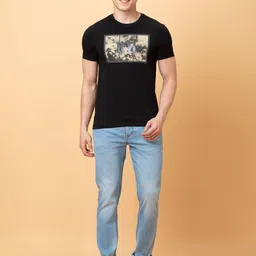 Being Human Men Printed Pockets T-shirt-picture-0